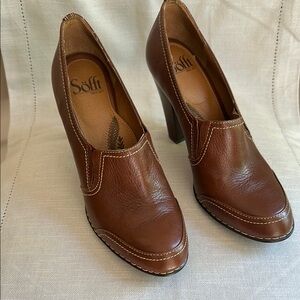 Sofft Women's Brown Leather Heels